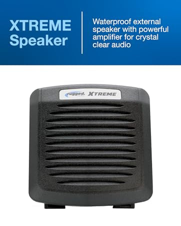 Rugged Radios XTREME Waterproof Speaker with 15 Watt Amplifier with Volume and Power Control