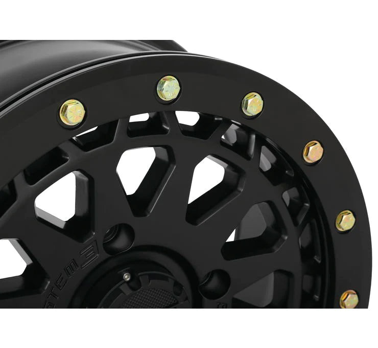 SYSTEM 3 SB-6 BEADLOCK WHEELS MATTE BLACK