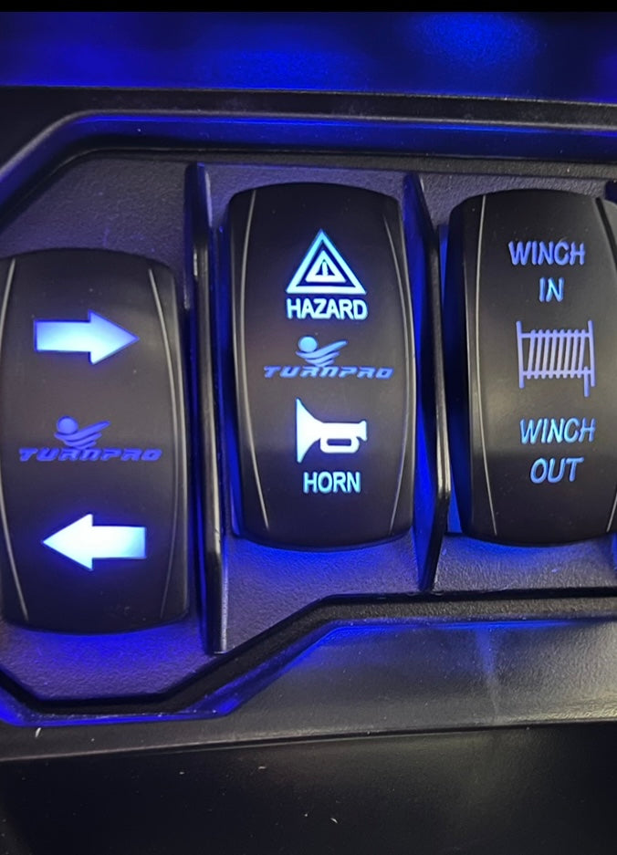 TURNPRO HORN/HAZARD COMBO ROCKER SWITCH