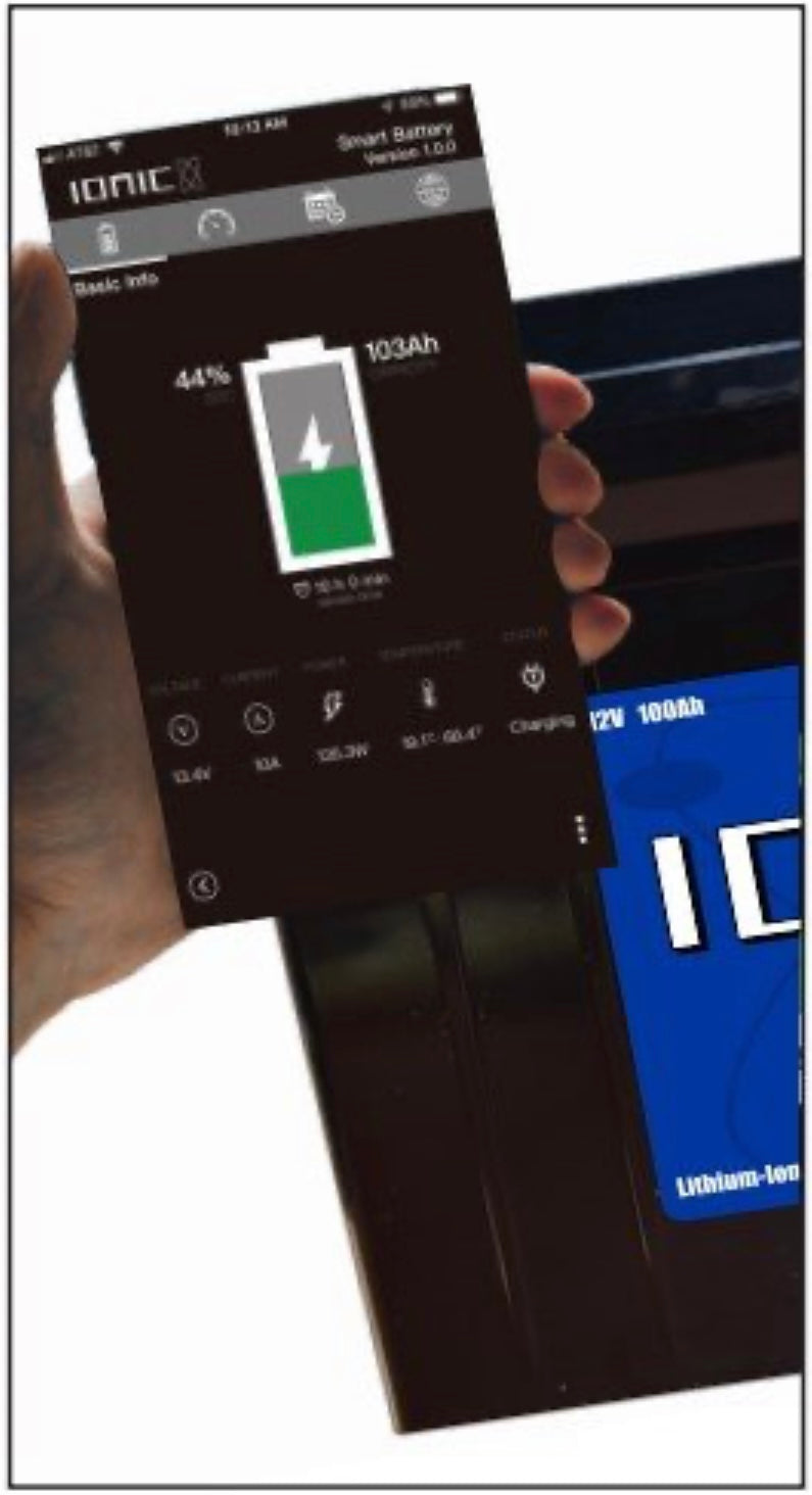 Ionic 12 Volt 60Ah Deep Cycle Lithium Trolling Motor Battery