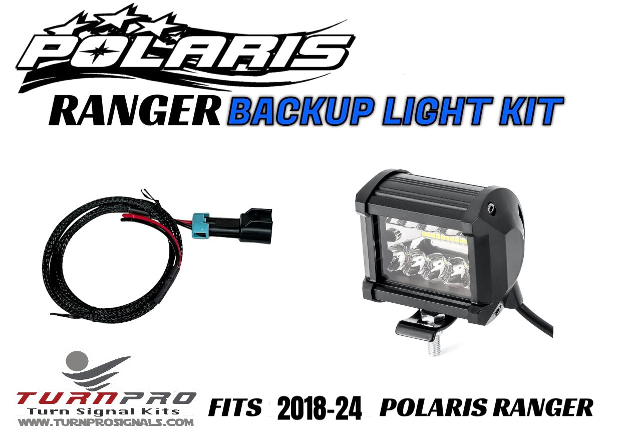 Polaris Ranger Plug & Play Backup Light Kit TurnPro Signals