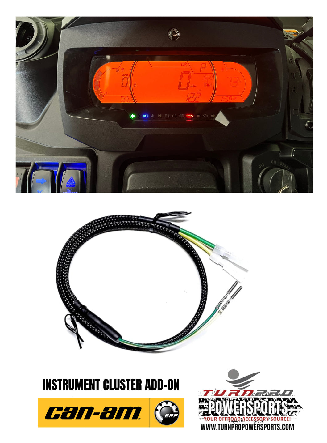 CANAM INSTRUMENT CLUSTER
