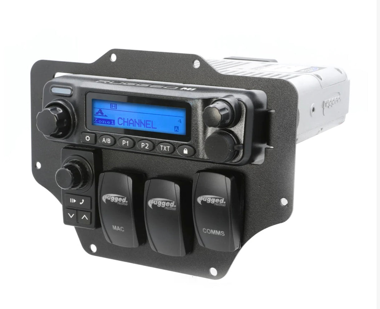 Rugged Radio Honda Talon Complete Communication Kit with Bluetooth Intercom and 2-Way Radio