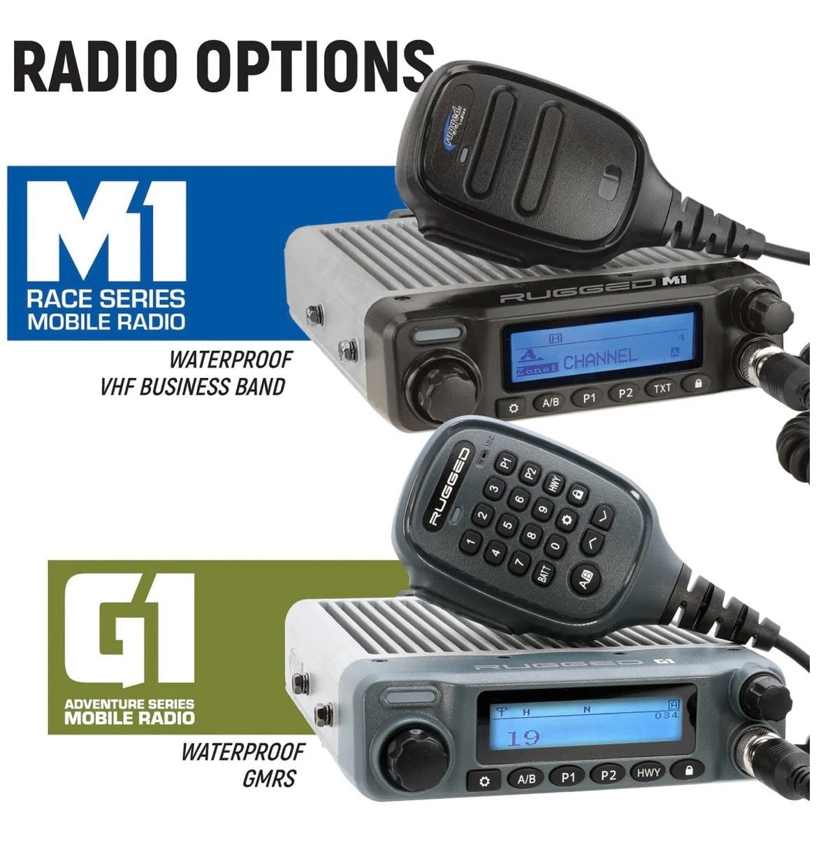 Rugged Radio 2025 Polaris RZR Pro XP / Pro R / Pro S - Complete Communication Kit with Bluetooth Intercom and 2-Way Radio
