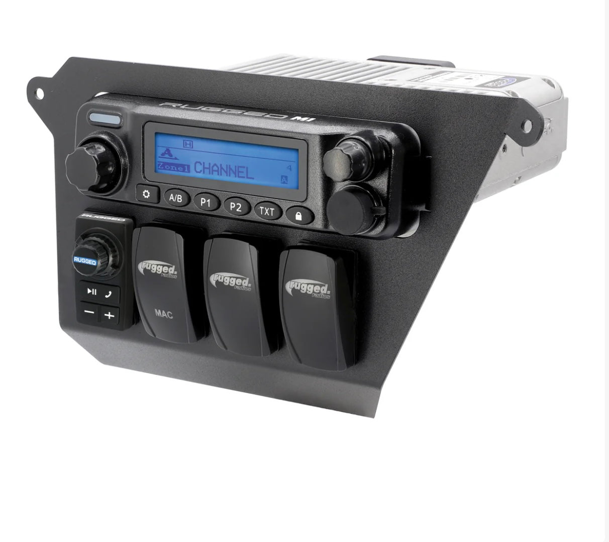 Rugged Radio Honda Pioneer Complete Communication Kit with Optional Bluetooth Intercom and 2-Way Radio