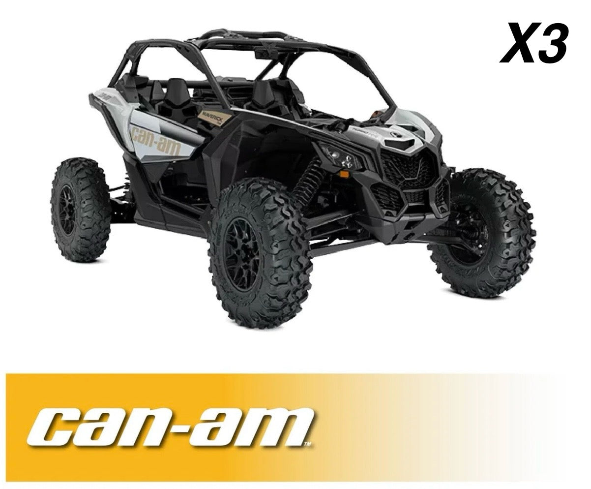 Rugged Radio Canam X3 Complete Communication Kit with Bluetooth Intercom and 2-Way Radio