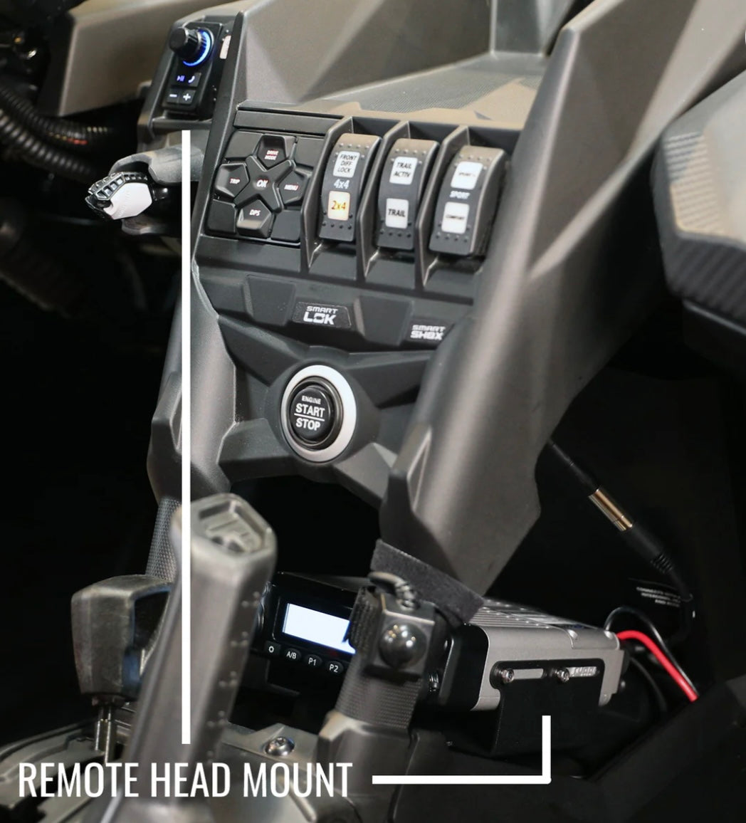 Rugged Radio Canam X3 Complete Communication Kit with Bluetooth Intercom and 2-Way Radio