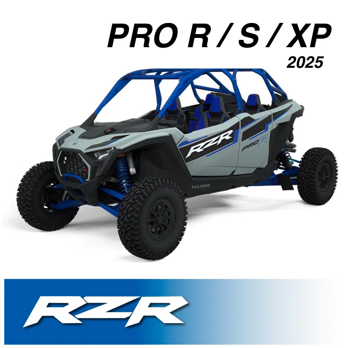 Rugged Radio 2025 Polaris RZR Pro XP / Pro R / Pro S - Complete Communication Kit with Bluetooth Intercom and 2-Way Radio
