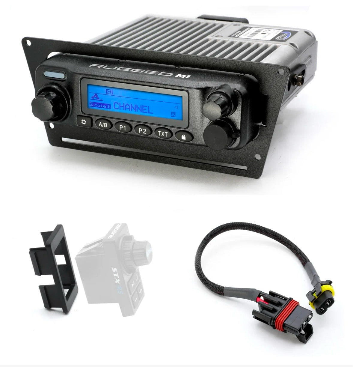 Rugged Radio 2025 Polaris RZR Pro XP / Pro R / Pro S - Complete Communication Kit with Bluetooth Intercom and 2-Way Radio