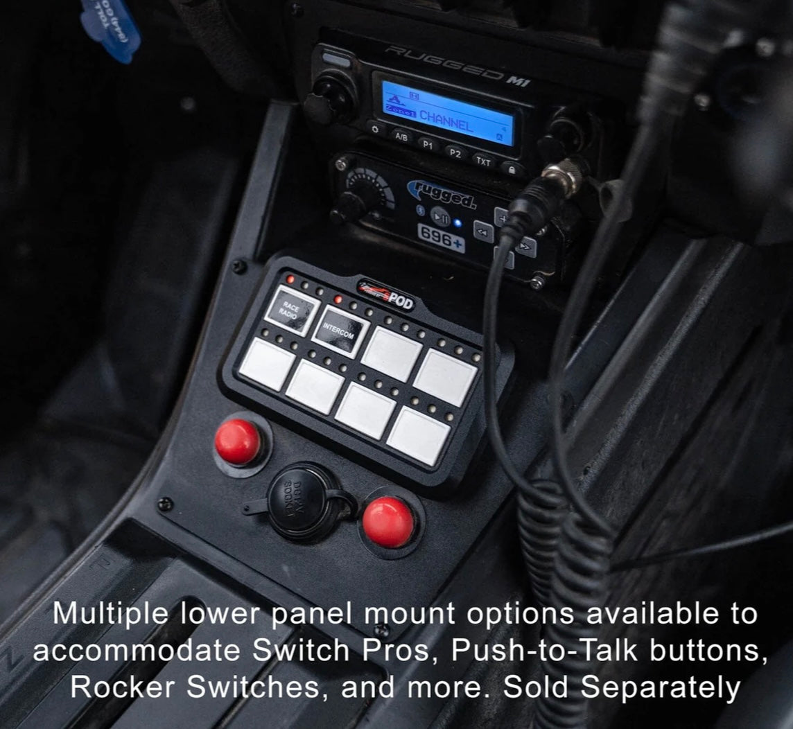 Rugged Radio Polaris RZR PRO XP / Turbo R / Pro R  Complete Communication Kit with Bluetooth Intercom and 2-Way Radio