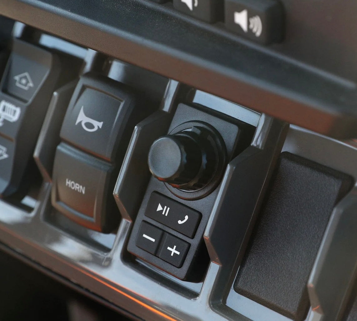 Rugged Radio Polaris RZR XP Complete Communication Kit with Rocker Switch Bluetooth Intercom and 2-Way Radio