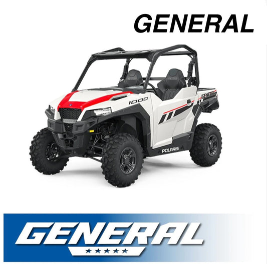 Rugged Radio Polaris General Complete Communication Kit with Bluetooth Intercom and 2-Way Radio