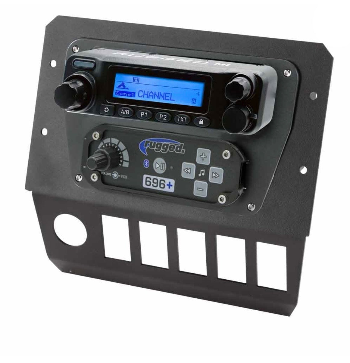 Rugged Radio Polaris General Complete Communication Kit with Bluetooth Intercom and 2-Way Radio