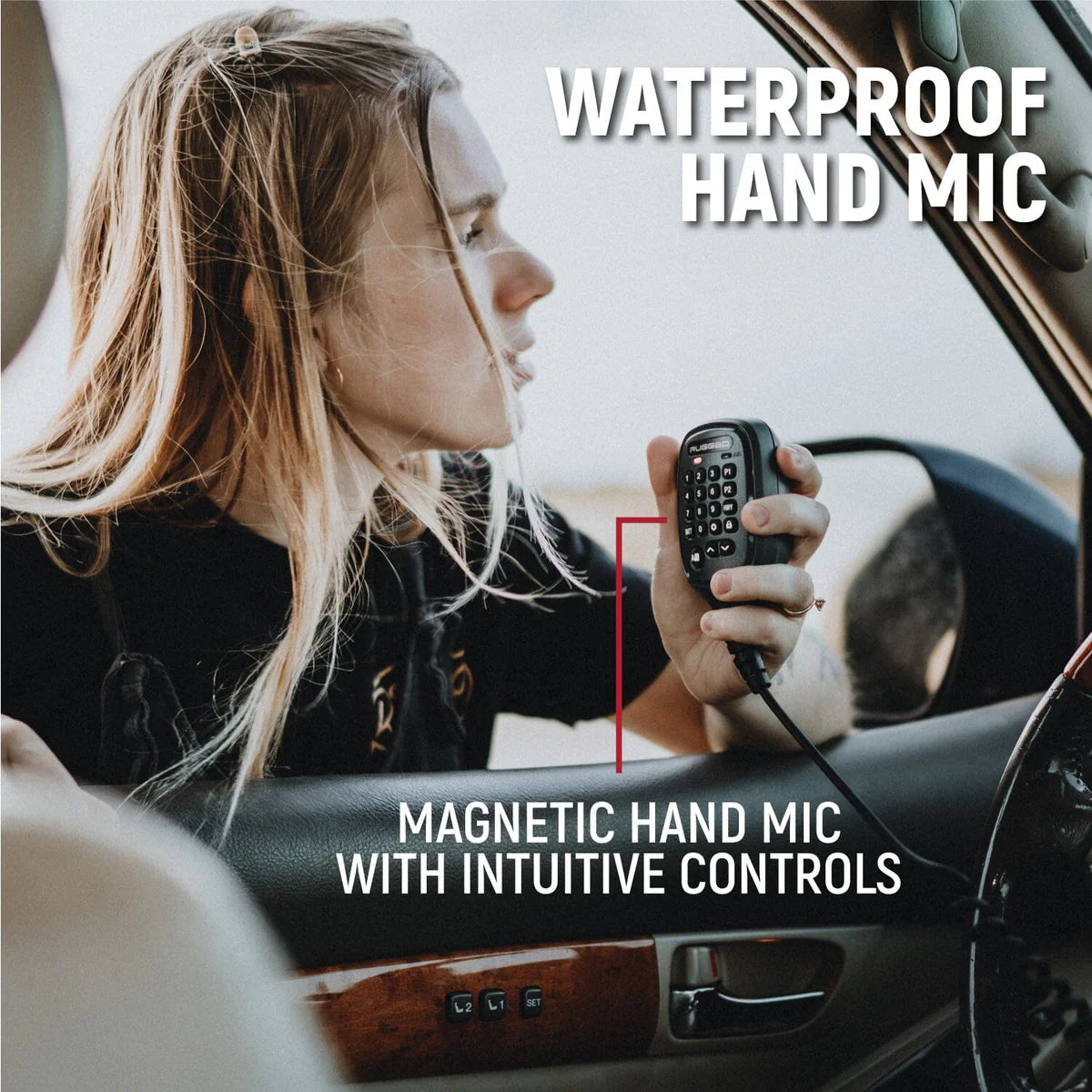 Rugged Radio Kit - G1 ADVENTURE SERIES Waterproof GMRS Mobile Radio with Antenna