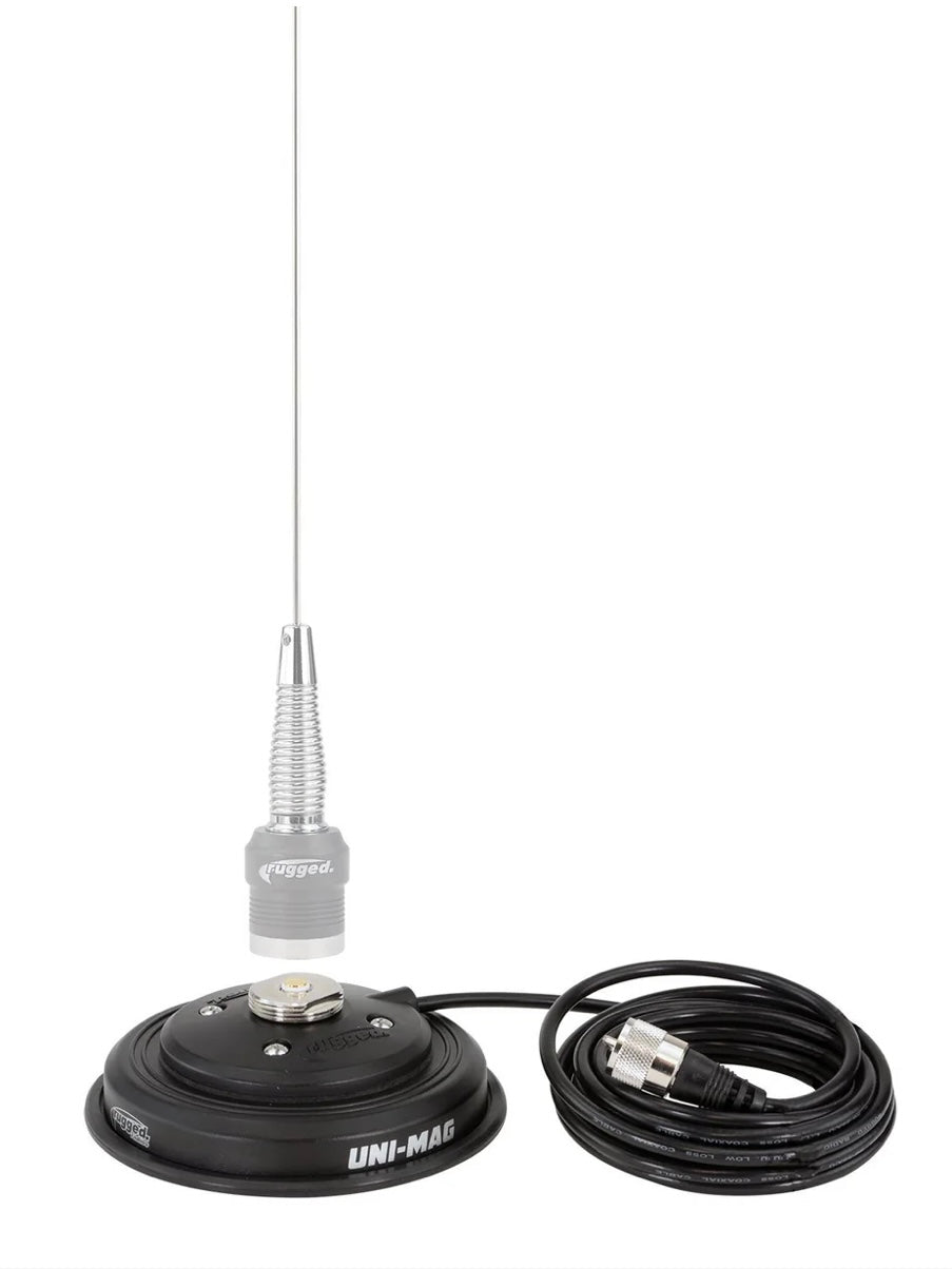 Rugged Radio Kit - Rugged M1 RACE SERIES Waterproof Mobile with Antenna - Digital and Analog