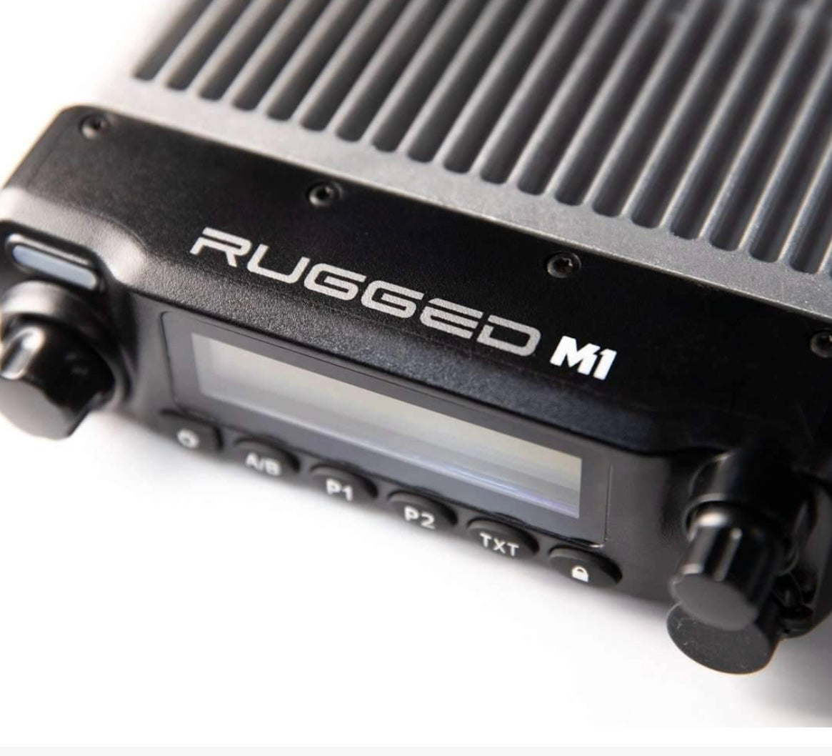 Rugged Radio Kit - Rugged M1 RACE SERIES Waterproof Mobile with Antenna - Digital and Analog