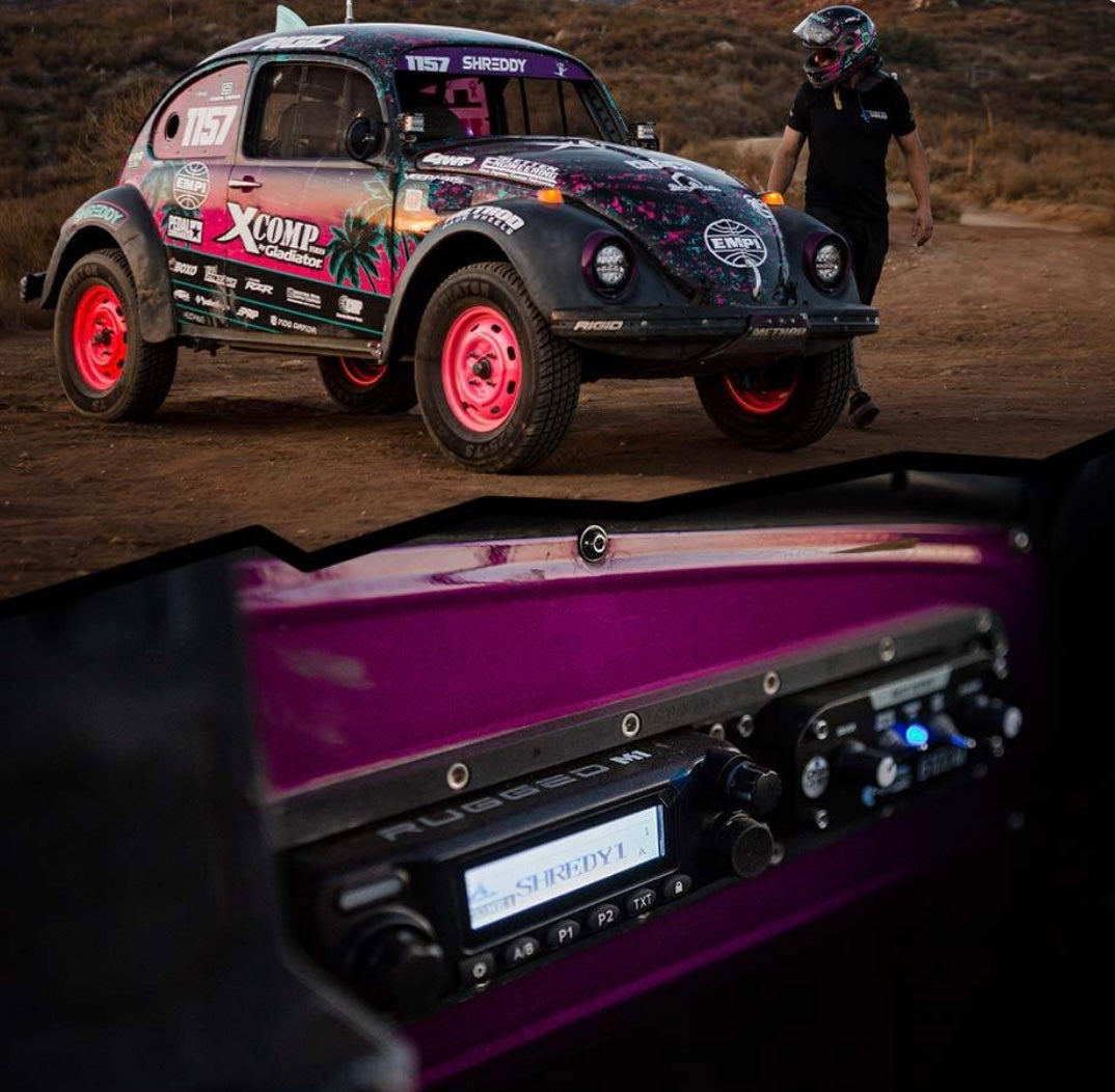 Rugged Radio Kit - Rugged M1 RACE SERIES Waterproof Mobile with Antenna - Digital and Analog