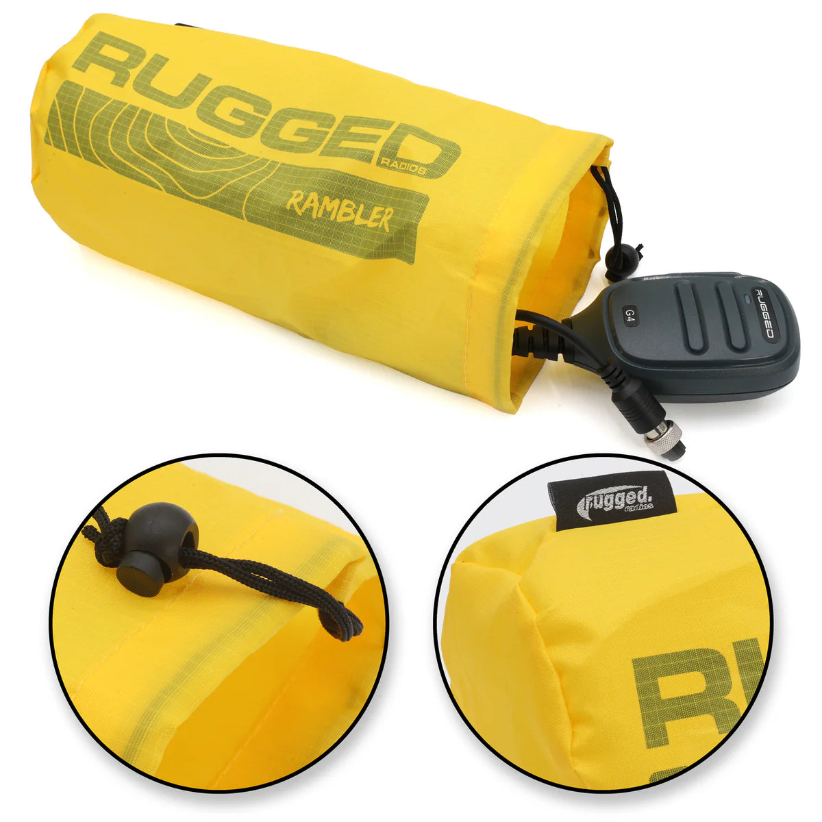 Rugged Radio Kit Lite - Rambler G4 GMRS Band Mobile Radio with Stealth Antenna