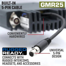 Load image into Gallery viewer, Radio Kit Lite - Rugged GMR25 Waterproof GMRS Mobile Radio W/Stealth Antenna
