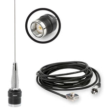Load image into Gallery viewer, POINT5 GMRS / UHF No Ground Plane (NGP) Whip Antenna Kit &amp; NMO Mount
