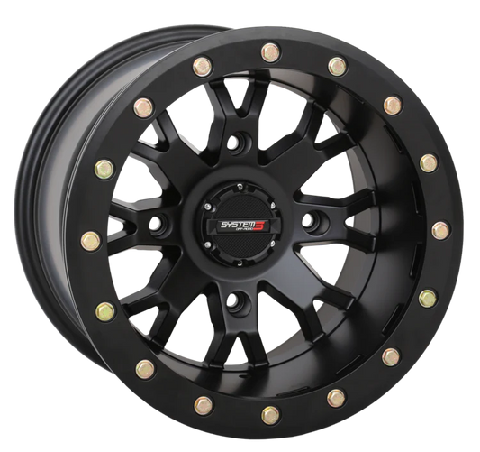 SYSTEM 3 SB-4 BEADLOCK WHEEL MATTE BLACK