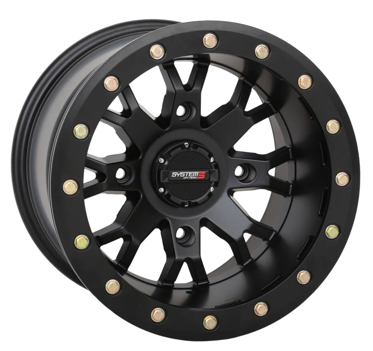 SYSTEM 3 SB-4 BEADLOCK WHEEL MATTE BLACK