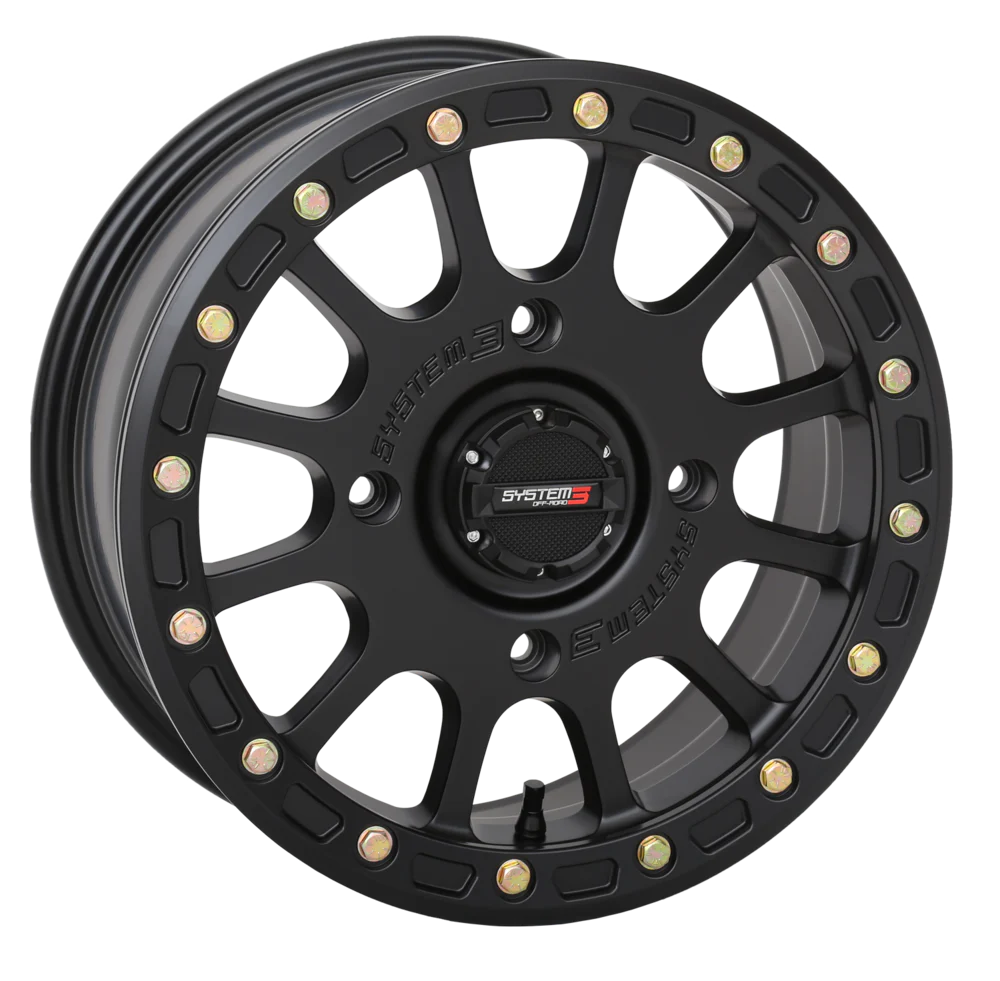 SYSTEM 3 SB-5 BEADLOCK WHEELS MATTE BLACK