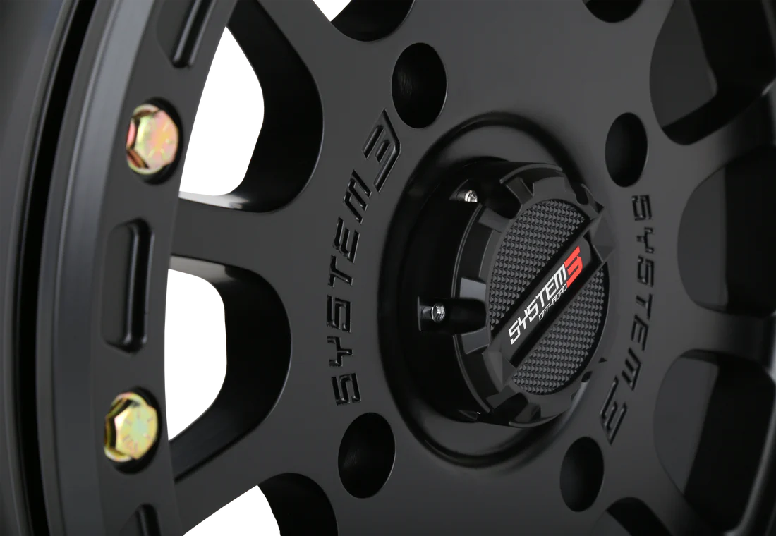 SYSTEM 3 SB-5 BEADLOCK WHEELS MATTE BLACK