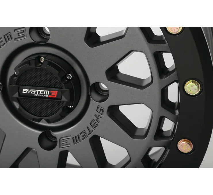 SYSTEM 3 SB-6 BEADLOCK WHEELS GUNMETAL GREY