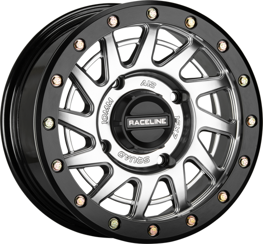 RACELINE SQUAD 15X7 BDLK WHEEL HYPER SILVER