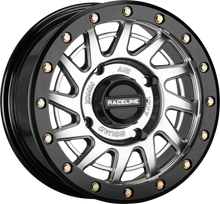 Load image into Gallery viewer, RACELINE SQUAD 15X7 BDLK WHEEL HYPER SILVER
