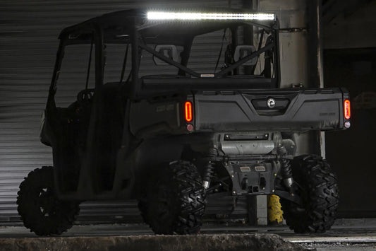 ROUGH COUNTRY LED LIGHT KIT CAB MOUNT 50" BLACK DUAL ROW FOR CAN-AM DEFENDER