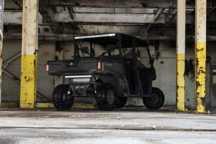 ROUGH COUNTRY LED LIGHT KIT CAB MOUNT 50" BLACK DUAL ROW FOR CAN-AM DEFENDER