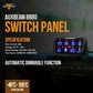 BB80 8 GANG LED SWITCH PANEL KIT AUTOMATIC DIMMABLE UNIVERSAL(TWO-SIDED OUTLET) BLUE
