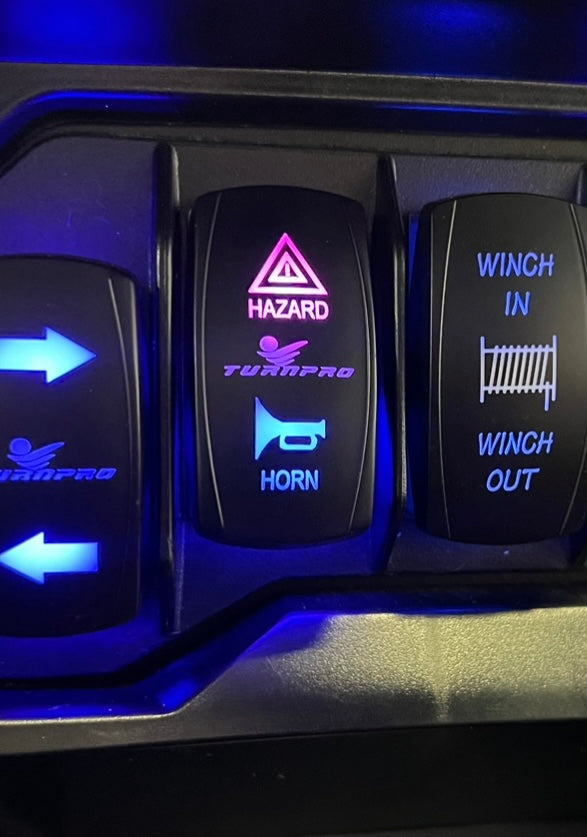 TURNPRO HORN/HAZARD COMBO ROCKER SWITCH