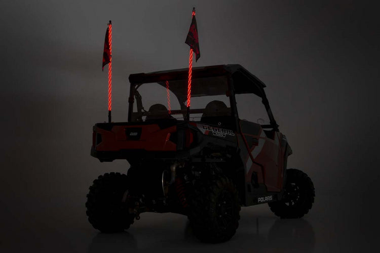 ROUGH COUNTRY 4FT PAIR LED WHIPS