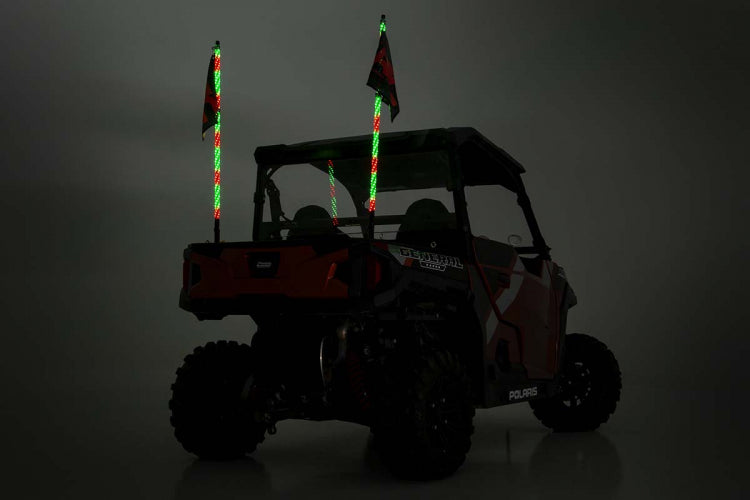 ROUGH COUNTRY 4FT PAIR LED WHIPS