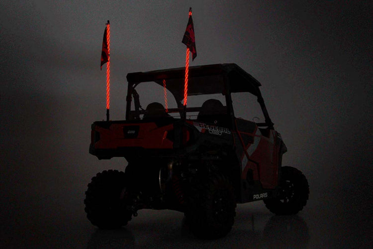 ROUGH COUNTRY 4FT PAIR LED WHIPS