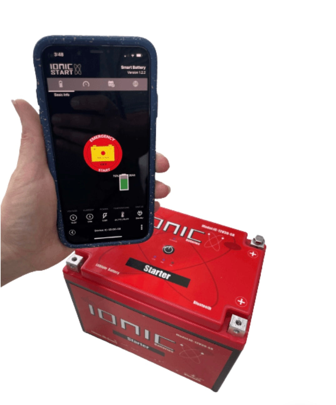 Ionic 12V 30Ah Lithium Powersports Battery