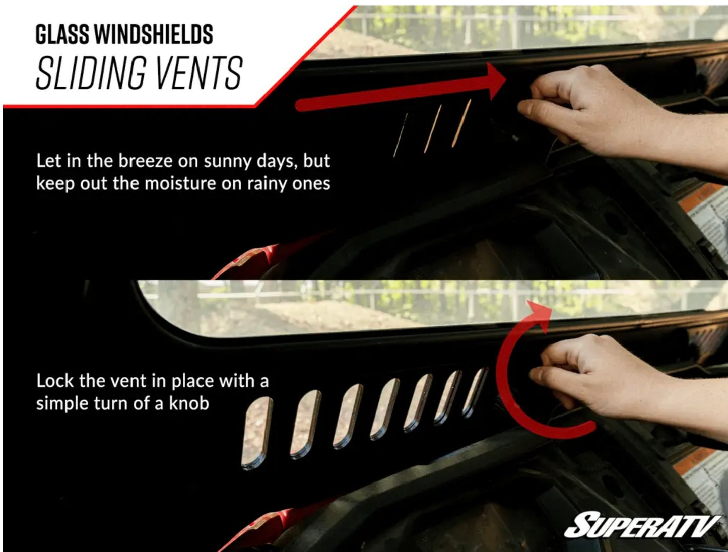 HONDA TALON 1000 GLASS WINDSHIELD