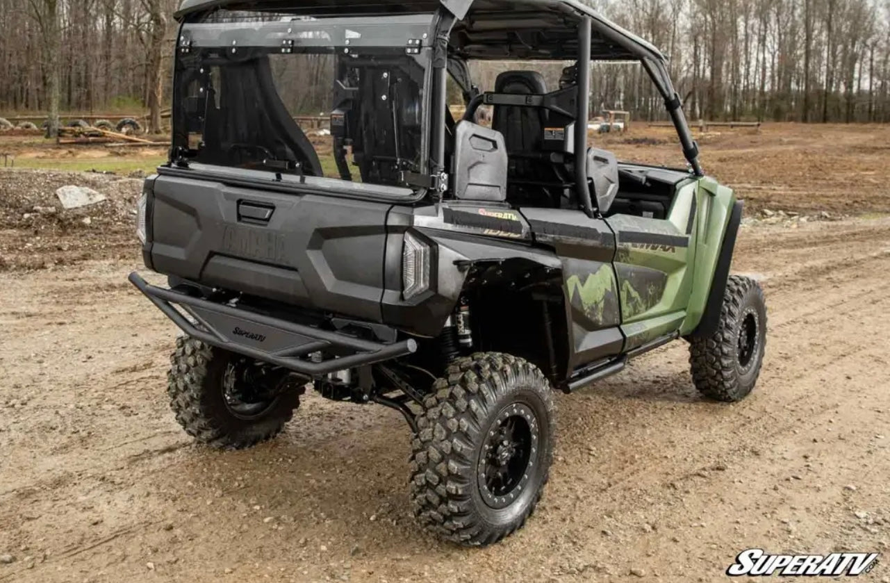 YAMAHA WOLVERINE RMAX4 1000 SCRATCH-RESISTANT REAR FLIP WINDSHIELD