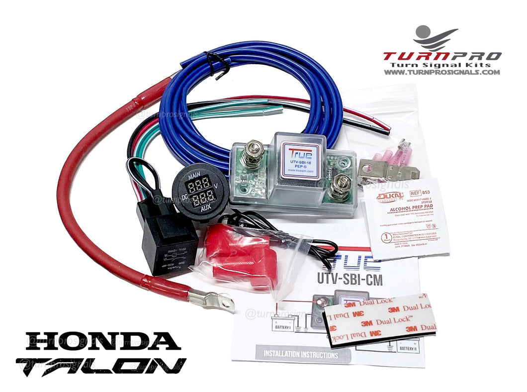 Honda Talon Trueam Dual Battery Kit W/ Monitoring TALON-SBI-CM