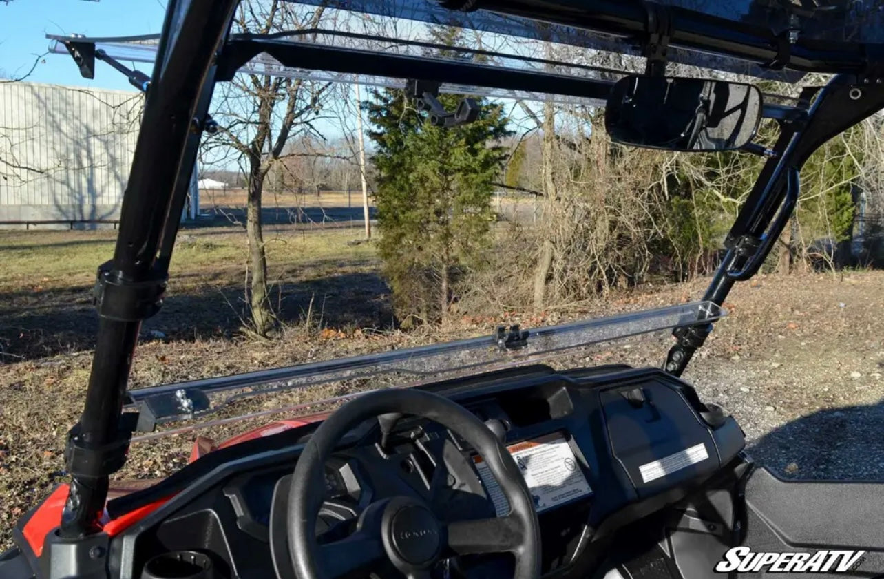 HONDA PIONEER 1000 SCRATCH-RESISTANT FLIP WINDSHIELD