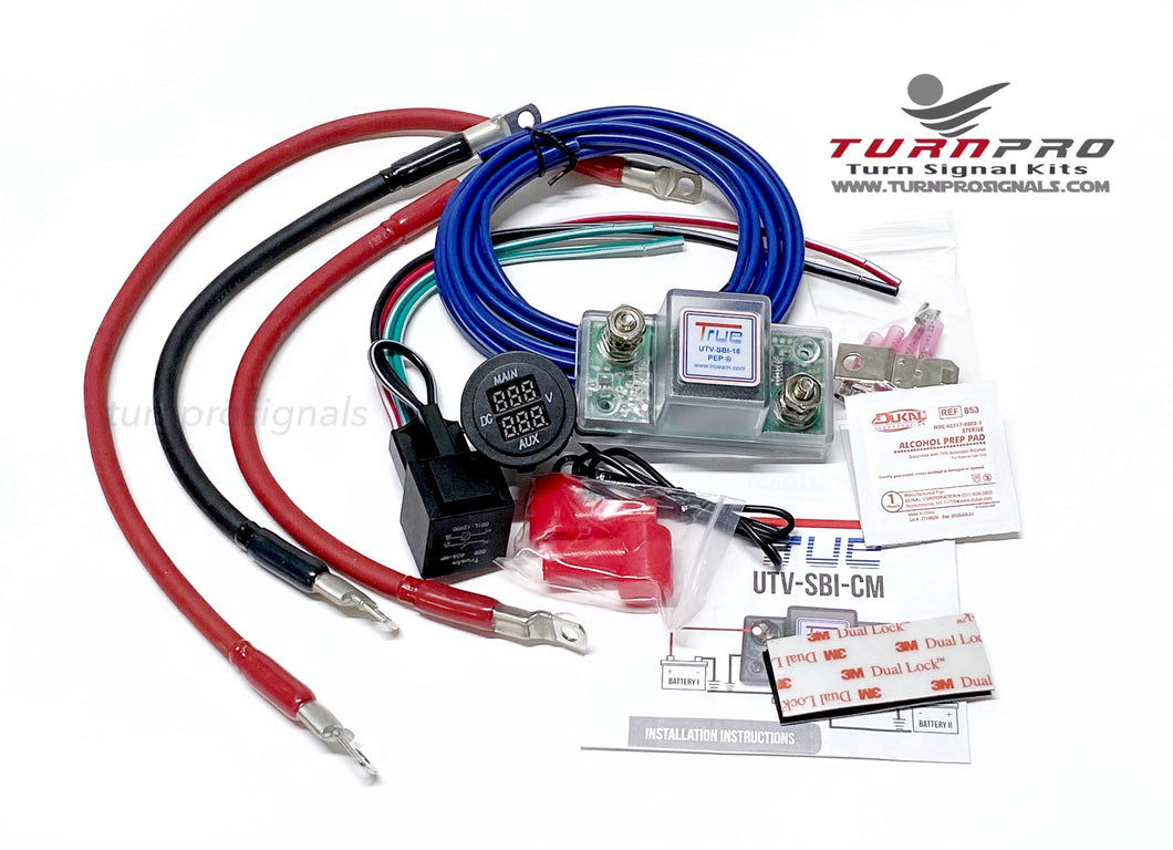 Trueam Dual Battery Kit W/ Monitoring UTV-SBI-CM