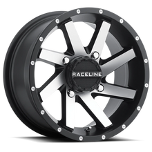 Load image into Gallery viewer, RACELINE TWIST WHEEL 14X7 BLK/MACHINED
