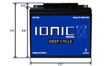 Load image into Gallery viewer, Ionic 12 Volt 50Ah Deep Cycle Lithium Battery
