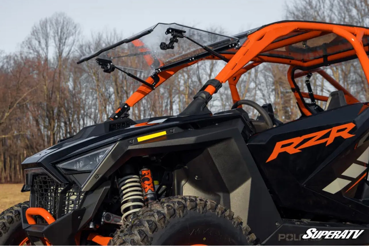 POLARIS RZR PRO R SCRATCH-RESISTANT FLIP WINDSHIELD
