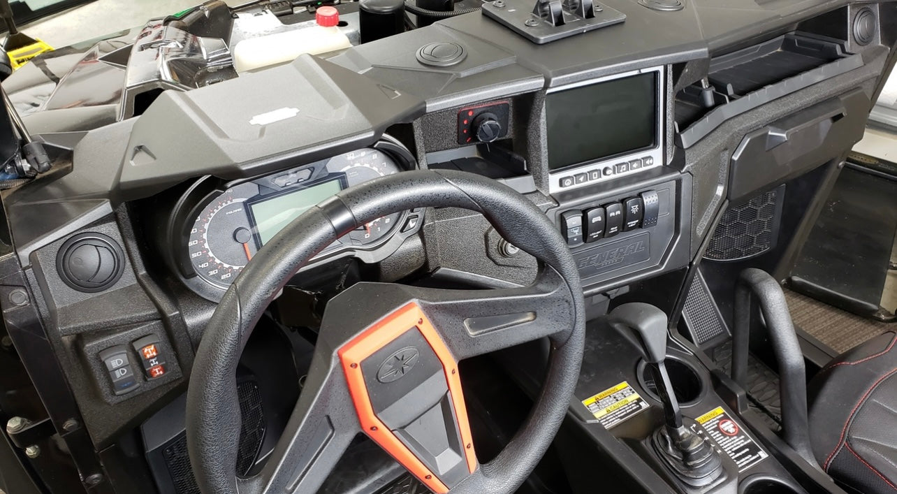 Ice Crusher Cab Heater Polaris General 1000 (2016-2022) with Rockford Fosgate Subwoofer and Defrost