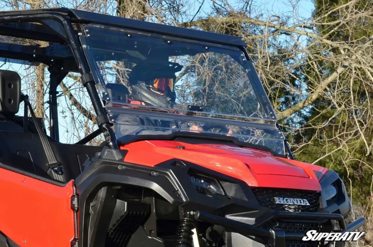 HONDA PIONEER 1000 SCRATCH-RESISTANT FLIP WINDSHIELD