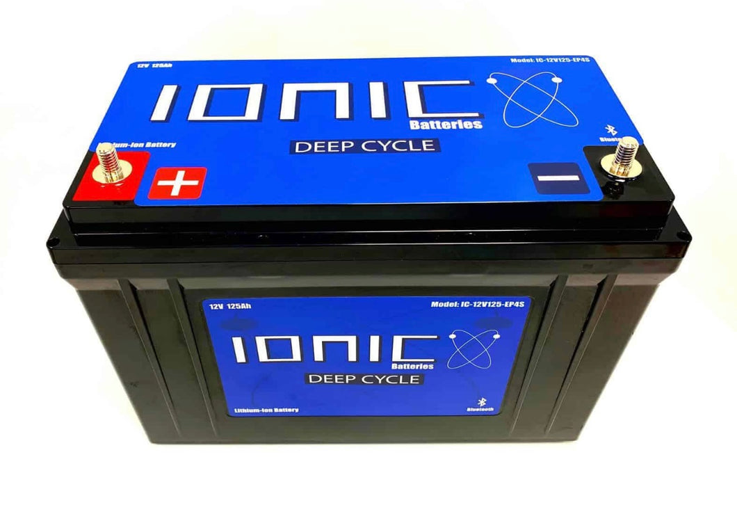 Ionic 12 Volt 125Ah Lithium Deep Cycle Battery